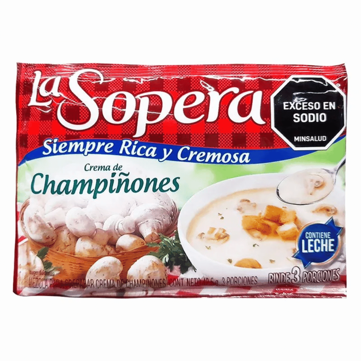 Diseño sin título - 2025-09-12T135939.528 La Sopera Crema de champiñones 250gr - Imagen 1