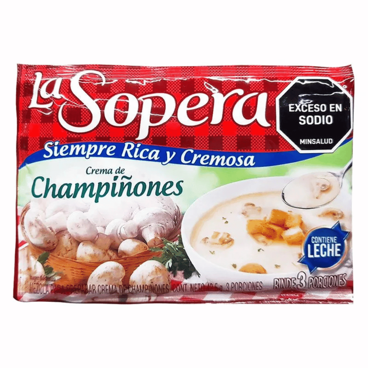 Diseño sin título - 2025-09-12T142620.277 La Sopera Crema con Champiñones 250gr - Imagen 1