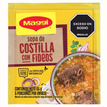 Maggi Sopa de Costilla con Fideos 65Gr
