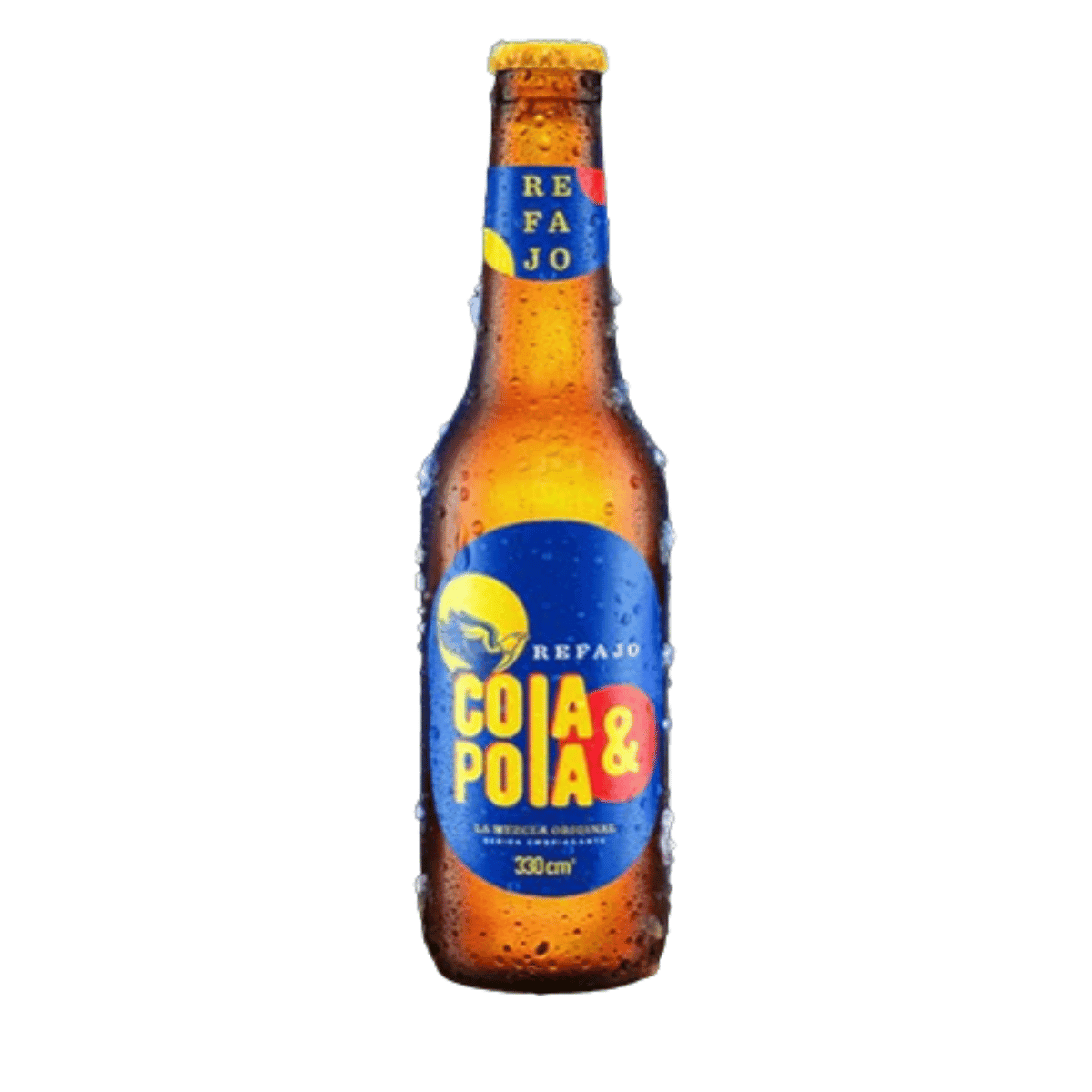 Diseño sin título (48) Cola y pola vidrio 330ml - Imagen 1