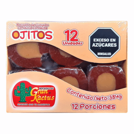 Ojitos bocadillos gran kactus 360gr