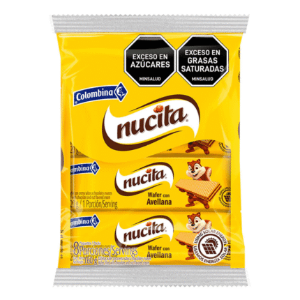 Galleta wafer con Avellana Nucita 160gr